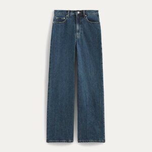 Everlane Women's Way-High® Sailor Jean in Deep Blue, Size 23, Cotton/Denim